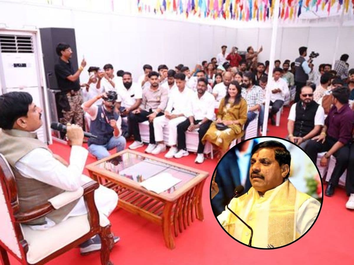 CM influencers meet: इंदौर में सोशल मीडिया इन्फ्लुएंसर्स से CM मोहन यादव, बोले- सरकारी योजनाओं पर बनाएं रील्स