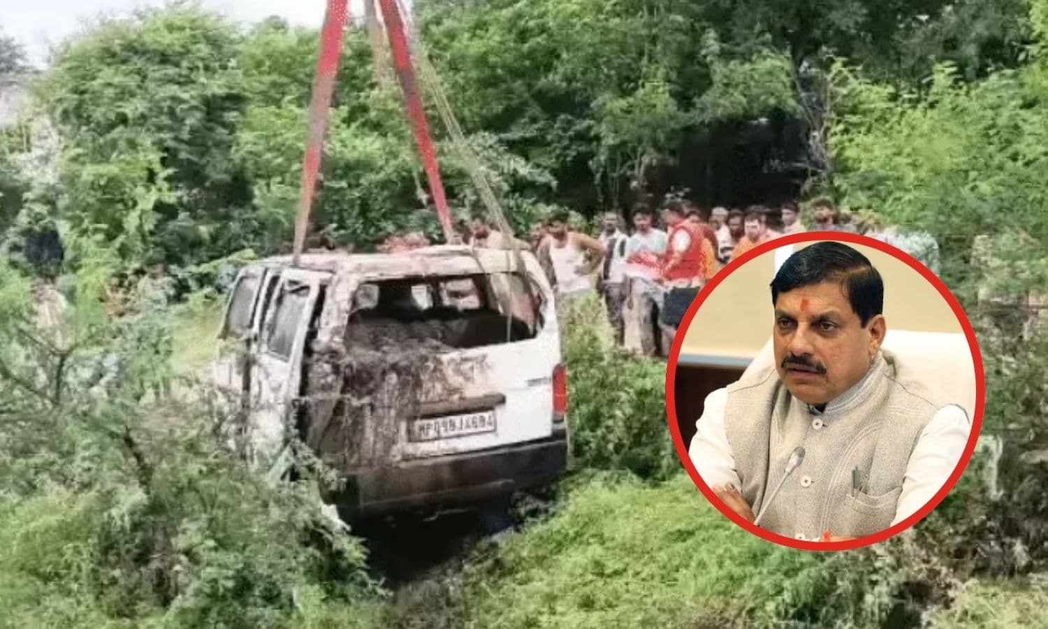 राजगढ़ हादसे में बड़ा खुलासा: निर्माणाधीन पुल पर नहीं थी रेलिंग, ग्रामीणों की चेतावनी के बावजूद उफनते झिरी नाले में समाई कार; 3 मासूमों समेत 9 की मौत